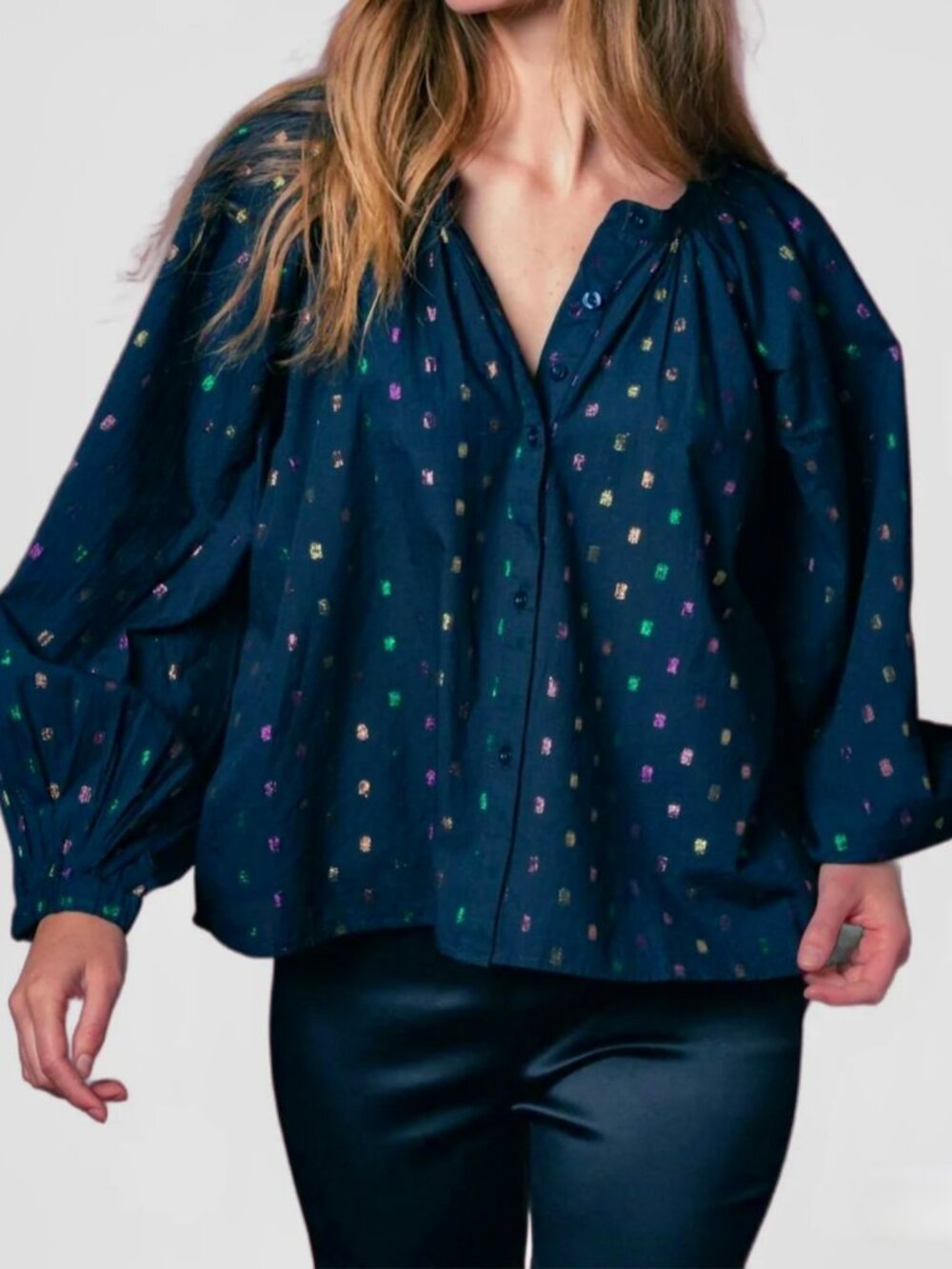 The Shirt - Lurex Minka Shirt (M/L)